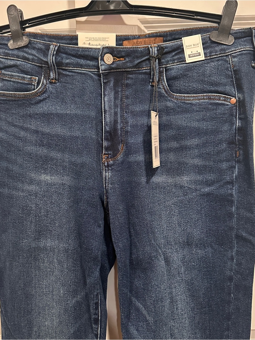 Judy Blue Dark Blue Mid Rise Women's Jeans size 13/31 - Picture 4 of 11